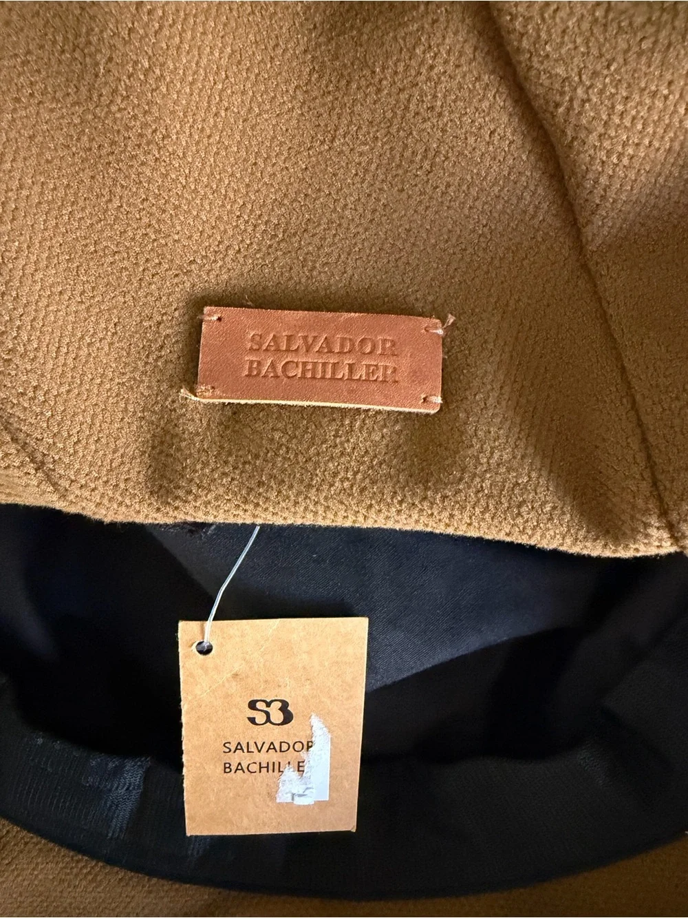 Salvador Bachiller Brown Wool Baker Women’s Beret